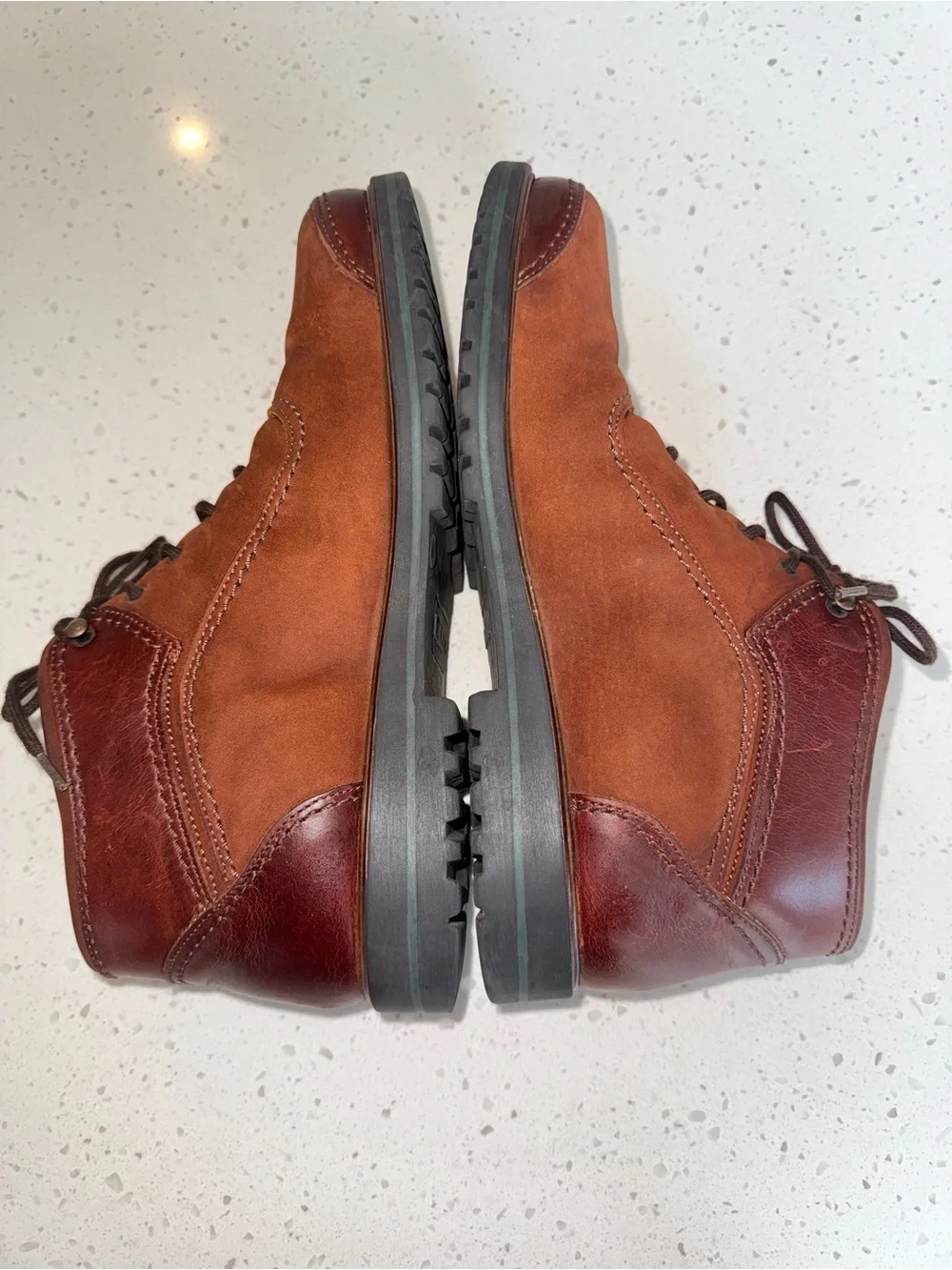 Bally Tan and Dark Brown Suede Chukka Boots